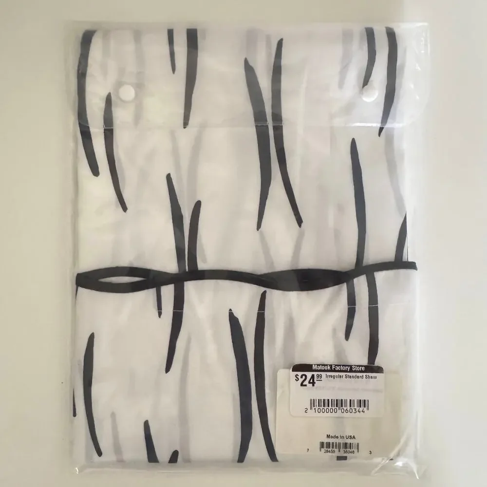 Lulu DK Matouk Abstract Brushstroke Standard Sham NEW (irregular) Factory Store